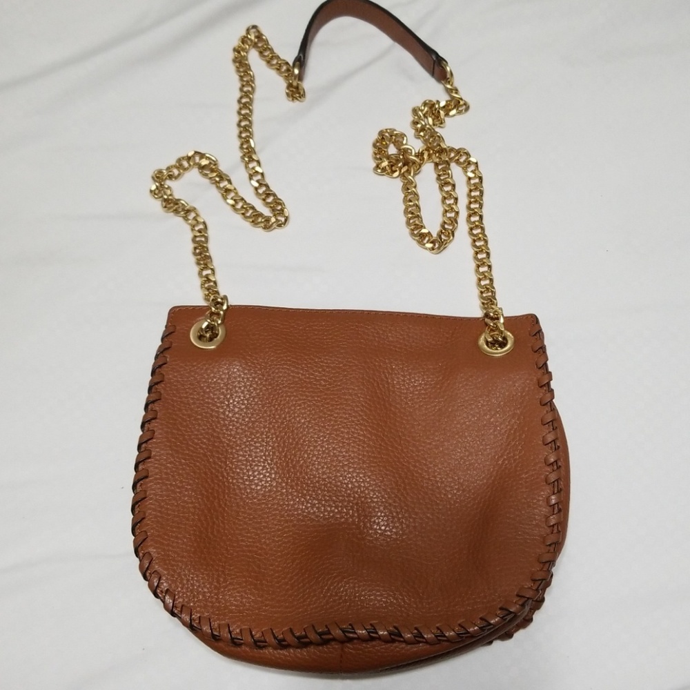 Michael Kors Brown Tan Crossbody Satchel